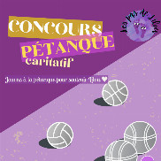 Concours de pétanque caritatif à Saint-Eusèbe